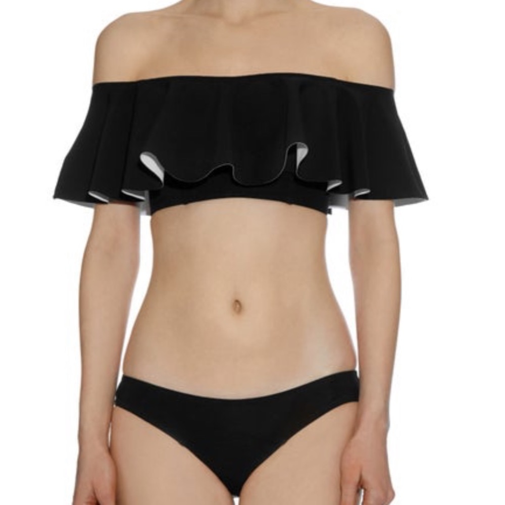Lisa Fernandez Mira 2 piece scuba ruffle bikini
